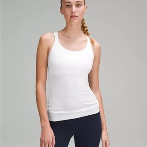 Lululemon white Y back tank top